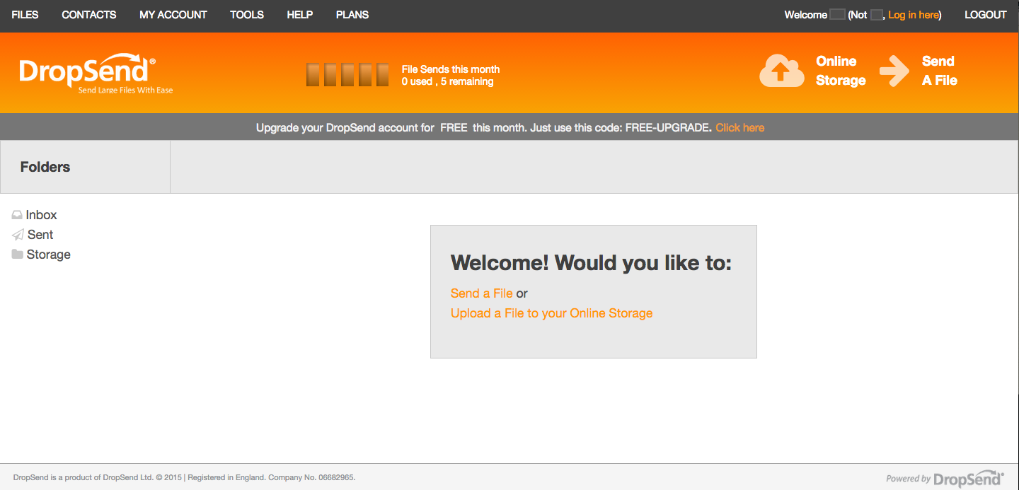 dropsend get started send large files and email large files send large file